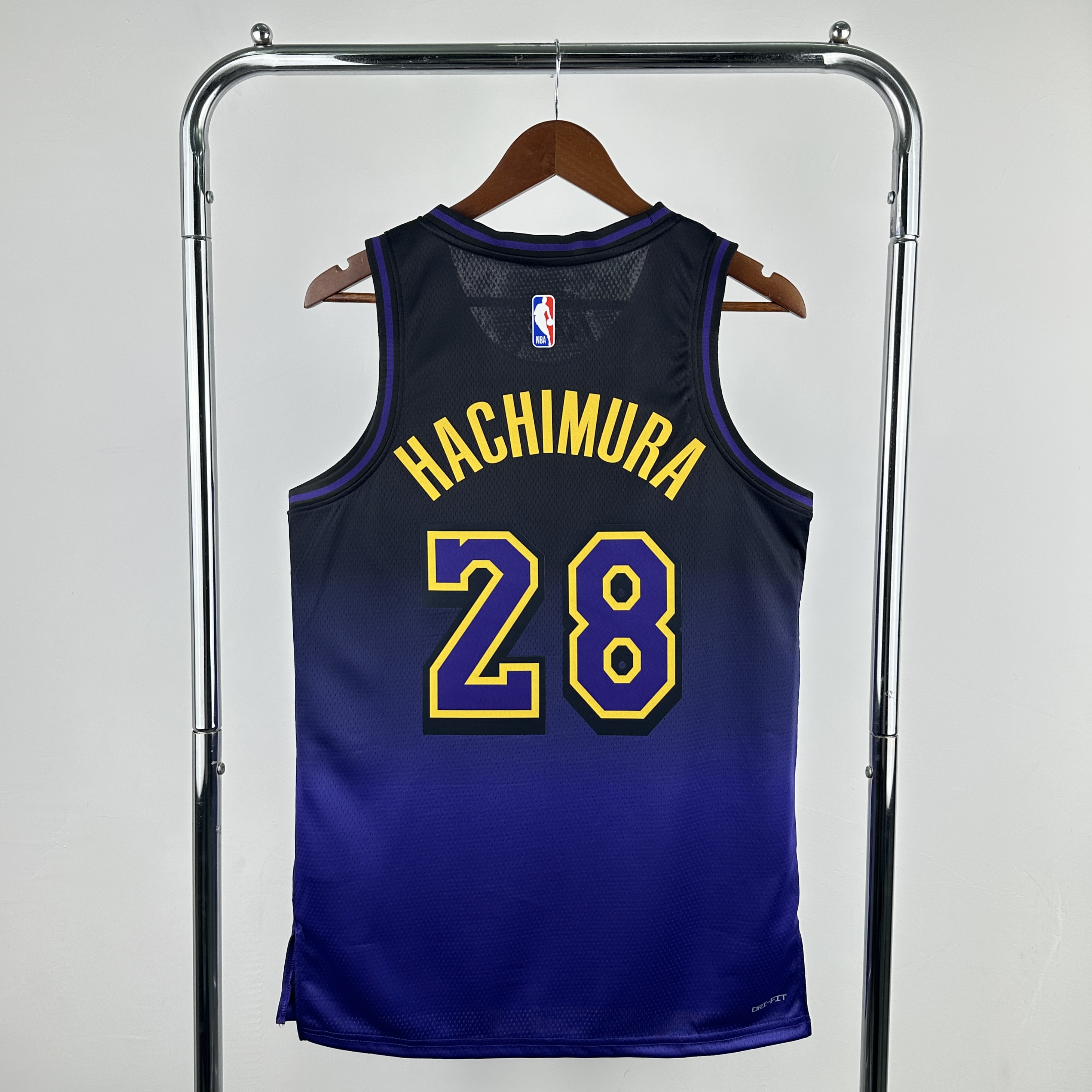 Men Los Angeles Lakers 28 Rui Hachimura purple NBA 2024-25 Season Jerseys